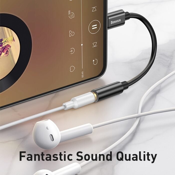 Baseus L54 Type c to 3.5mm AUX earphone headphone adapter usb c to 3.5 jack audio Earphone Cable Adapter for Xiaomi mi 9 8 2