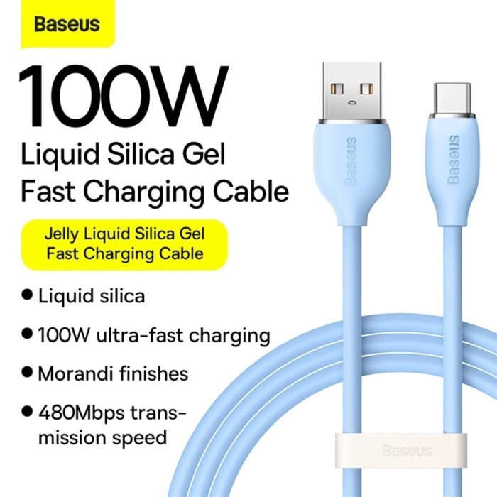 Baseus Liquid Silica Gel USB C Charging Cable for Xiaomi 11 Pro Samsung S21 Type C Cable Phone Wire Cord USB Type C Charger 2