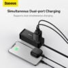 Baseus 10.5W USB Travel Charger Mini Portable Wall Adapter Charger  Dual Port Phone Charging For iPhone Huawei Xiaomi 2