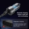 Baseus Car Splitter 12V-24V Dual USB Car Charger 100W Car Cigarette Lighter Socket Splitter Power Adpater For Auto USB HUB 5