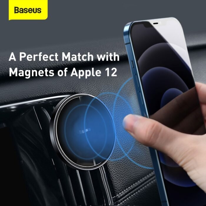 Baseus Magnetic Car Phone Holder Air Vent Universal for iPhone 12 13 Pro Smartphone Car Phone Stand Support Clip Mount Holder 4