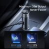 Baseus Car Charger FM Transmitter Modulator Bluetooth 5.0 Wireless Audio MP3 Player 3 USB Mobile Phone Charger for iPhone 2