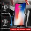 Baseus Qi Wireless Car Charger For Smart Phone Car Wireless Charger 10W Fast Charging Car Air Vent Mount Phone Holder 2