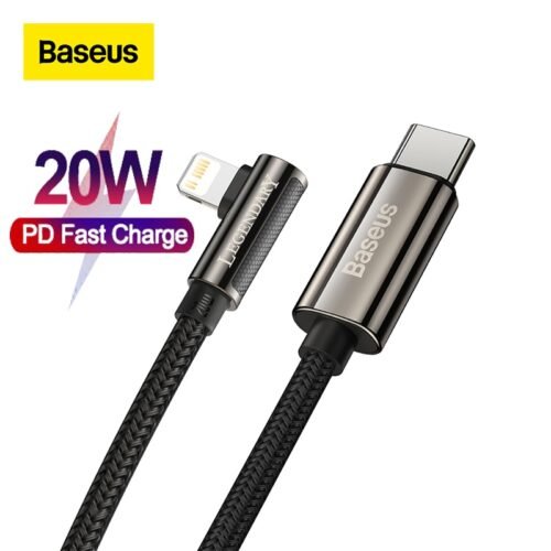 Baseus PD 20W USB C Cable For iphone 13 12 11 Mini Pro Max Fast Charging Charger for MacBook iPad Pro Type-C USB C Data Cord 1