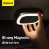 Baseus Magnetic Car Reading Light LED Auto Roof Ceiling Lamp Rechargeable Car Ambient Light for Emergency Lighting for Car Trunk 2