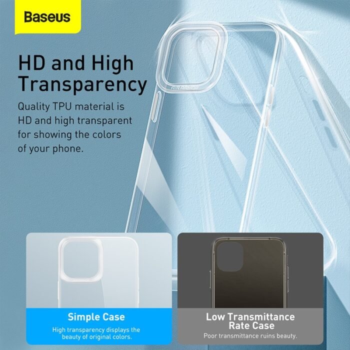 Baseus Phone Case For iPhone 13 Pro Max Back Case Full Lens Protection Cover For iPhone 13 Pro Transparent Case Soft Cover 2021 3