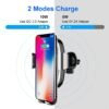 Baseus Qi Wireless Car Charger For Smart Phone Car Wireless Charger 10W Fast Charging Car Air Vent Mount Phone Holder 3