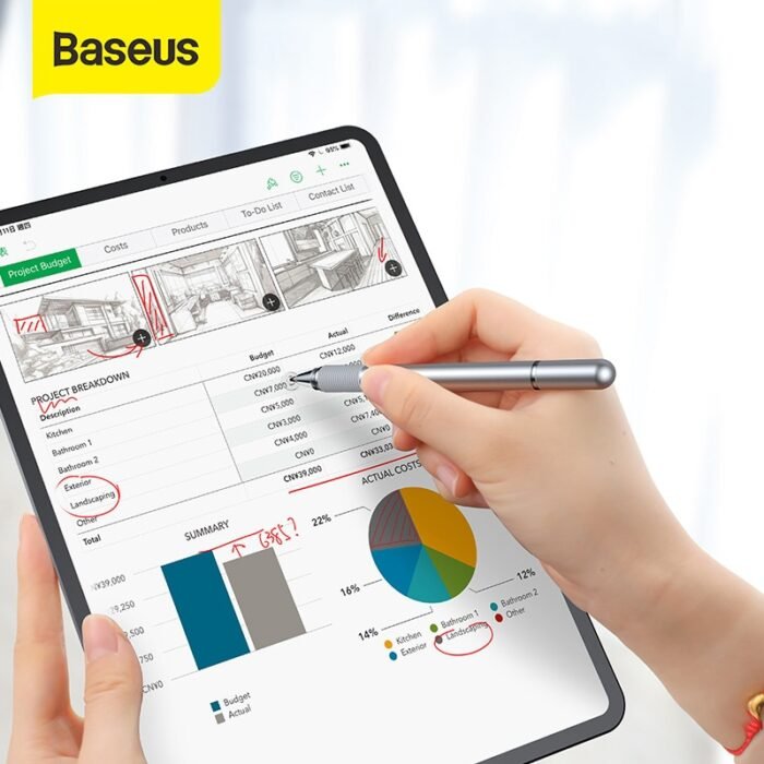Baseus Universal Stylus Pen Multifunction Screen Touch Pen Capacitive Touch Pen For iPad iPhone Samsung Xiaomi Huawei Tablet Pen 1