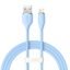 Baseus Liquid Silica Gel USB Cable 2.4A Charging Cable For iPhone 13 12 11 Pro Max Fast Data Charging Wire Cord Liquid Silica 8
