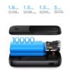 Baseus Power Bank Fast Charging with Built-in Cable, Digital Display Battery Capacity, 22.5W For Type-C Phone, 20W For iPhone 3