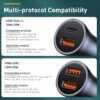 Baseus PD 20W Car Charger Fast USB Charger for Mobile Phone Quick Charge 4.0 3.0 Type C PD Charger For iPhone QC 4.0 3.0 Charger 5