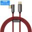 Baseus PD 100W/66W USB C Cable 5A Fast Charging Charger Cable Date Cable For Xiaomi Samsung Huawei Type C Date Cable For Tablet 9