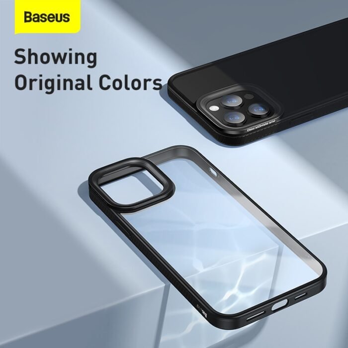 Baseus Phone Case For iPhone 13 Lens Protector Transparent Phone Case For iPhone 2021 Back Phone Cover Case Cellphones Case 3