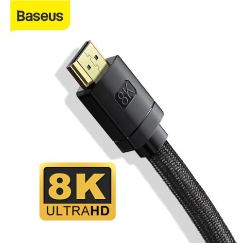 Baseus 8K HDMI-compatible Cable for Xiaomi Mi Box 8K/60Hz 4K/120Hz 48Gbps Digital Cables for PS5 PS4 Laptops Monitor Splitter 1