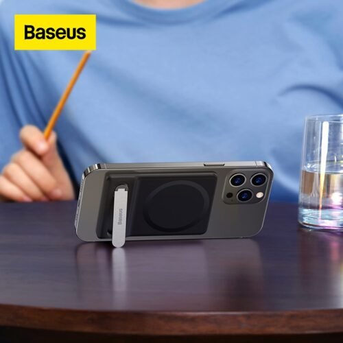 Baseus Foldable Magnetic Phone Stand For iPhone 13 12 Desktop Tablet Holder For Mobile Phone Desktop Stand Holder Bracket 1