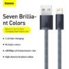 Baseus USB Cable for iPhone 13 Pro Max Fast Charging USB Cable for iPhone 12 mini pro max Data USB 2.4A Cable 2