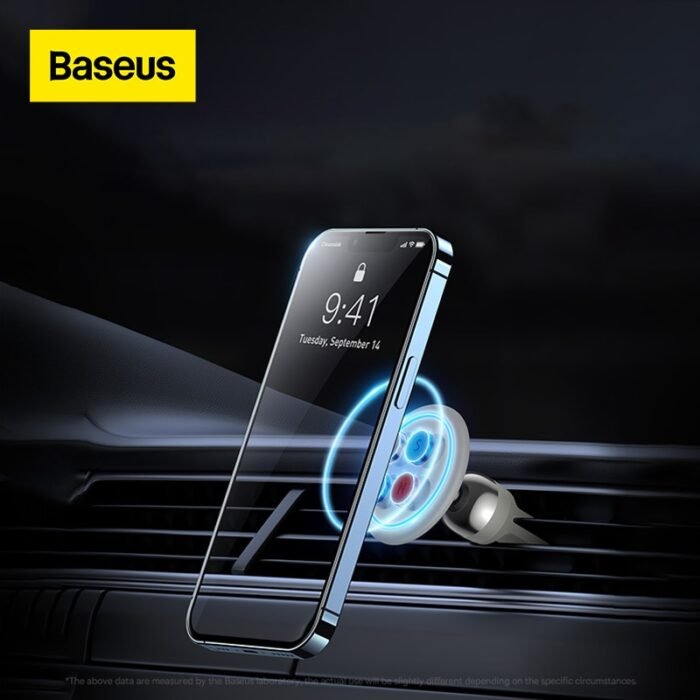 Baseus Car Magnetic Pone Holder 360 Degree for iPhone Support Samsung Xiaomi Air Vent Dashboard Mount GPS Car Moile Phone Holder 1