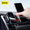 Baseus Car Phone Holder 15W QI Wireless Charger for iPhone 11 Xiaomi Samsung Car Mount Infrared Fast Wireless Charging Charger 1