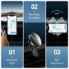 Baseus Magnetic Car Phone Holder Wireless Charger for iPhone 13 iPhone 12 Pro Max Wireless Charging Car Charger Phone Holder 5