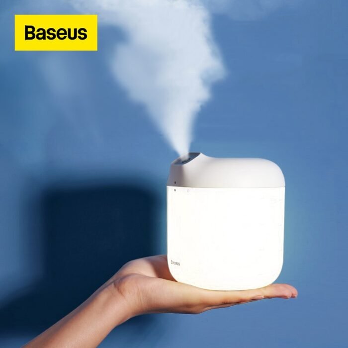 Baseus Humidifier Air Humidifier Purifying For Home Office Large Capacity Humidificador With LED Lamp Fogger Mist Maker 1