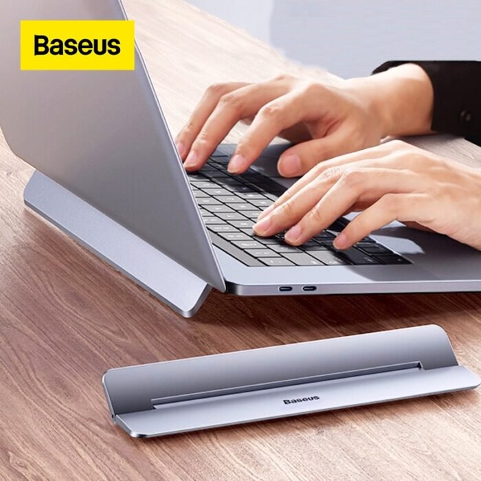 Baseus Alloy Laptop Stand Foldable Desktop Notebook Holder Adjustable Desk Laptop Stand For 12-17 inch Macbook Pro Air 1