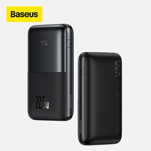 Baseus 10000mAh/20000mAh 22.5W Digital Display Fast Charging Power Bank, 3 Charging Port, For iPhone 12 13 Pro Max 1