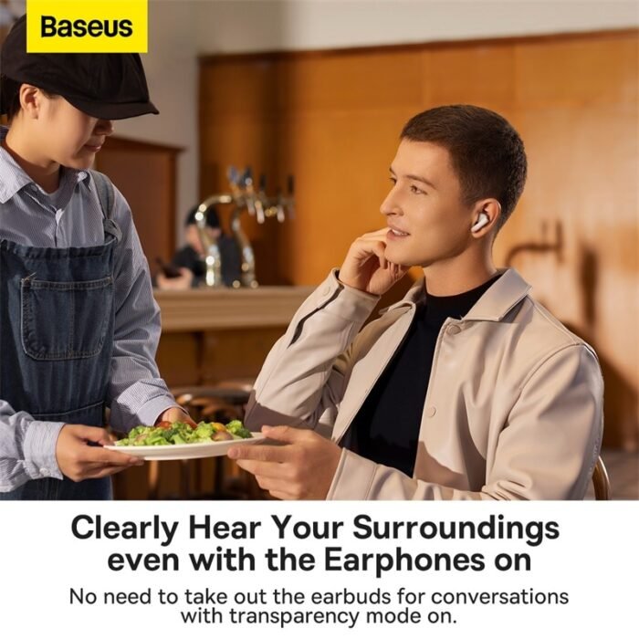 Baseus Storm1 Adaptive ANC Bluetooth 5.2 Earphones TWS Earbuds, HiFi Sound Quality, Dynamic Noise Cancellation, APP Functions 3