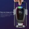 Baseus Car Phone Holder for iPhone 11 Pro Samsung Wireless Charger Mobile Phone Holder Stand Air Vent Mount Gravity Car Holder 2