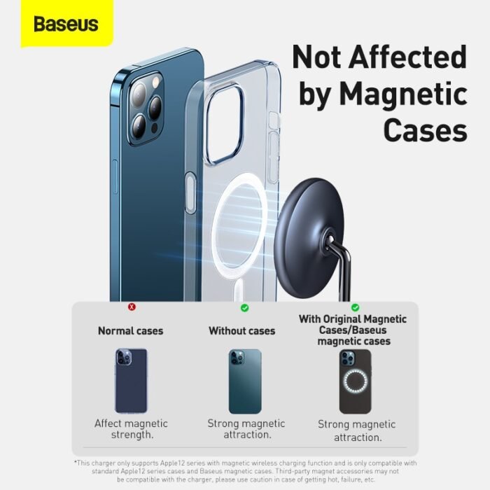 Baseus 20W Magnetic Wireless Chargers for iPhone 12 13 Qi Wireless Charging Stand for Apple AirPod Samsung Fast Wireless Charger 5