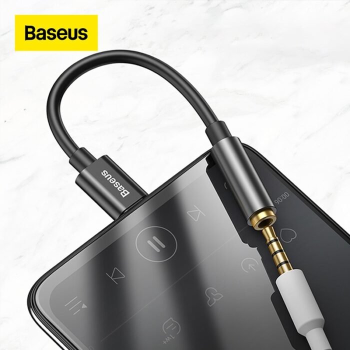 Baseus L54 Type c to 3.5mm AUX earphone headphone adapter usb c to 3.5 jack audio Earphone Cable Adapter for Xiaomi mi 9 8 1