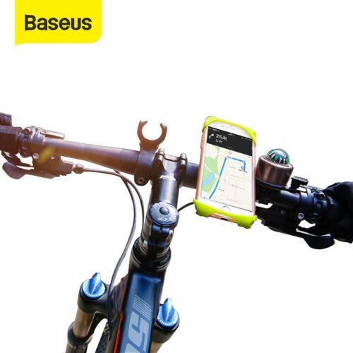 Baseus Bike Phone Holder For Smart Cell Mobile Phone Holder Bike Handlebar Mount Bracket GPS Stand Bicycle Phone Holder 1