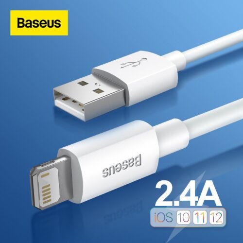 Baseus USB Cable for iPhone 7 6 Charger USB C Cable QC 3.0 Fast Charging Type-C Cable for Samsung S10 S9 Wire for Huawei Xiaomi 1