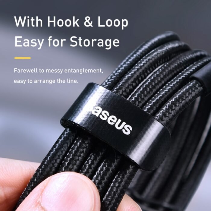 Baseus 100W USB C to USB Type C Cable for MacBook Pro Quick Charge 4.0 Fast Charging for Samsung Xiaomi mi 10 Charge Cable 6