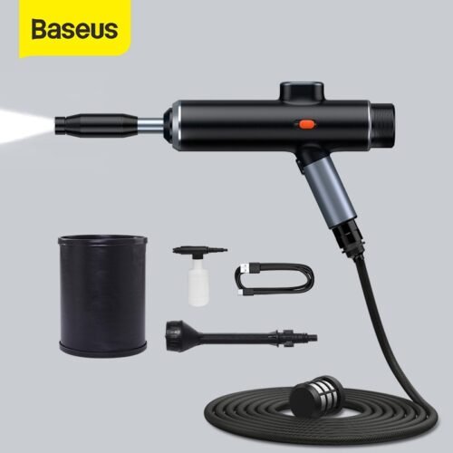 Baseus Car Water Gun High Pressure Cleaner Auto Car Washer Spray Car Washing Machine Electric Cleaning Auto Device Styling 1