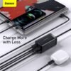 Baseus 65W GaN Charger Desktop Laptop Fast Charger 4 in 1 Adapter For iPhone 13 12 Pro Max Xiaomi Samsung Tablets Phone Charger 5