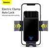 Baseus Magnetic Car Phone Holder Solar Power Car Mount Stand Mobile Phone Holder For iPhone 12 13 Samsung Car Holder 5