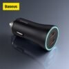 Baseus 40W Car Charger Dual PD Fast Charging USB C Car Phone Charger Quick Charge 3.0 FCP AFC For iPhone13 Huawei Samsung Xiaomi 1