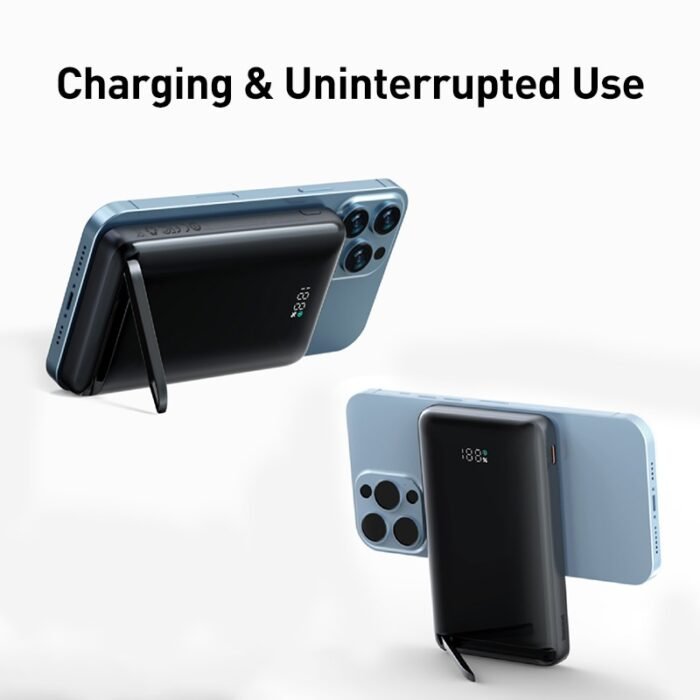 Baseus Magnetic Wireless Charger Power Bank 10000mAh 15W Wireless Charging External Battery For iPhone 13 12 Pro Max 3