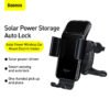 Baseus Magnetic Car Phone Holder Solar Power Car Mount Stand Mobile Phone Holder For iPhone 12 13 Samsung Car Holder 4