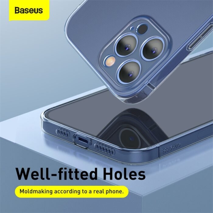 Baseus Phone Case For iPhone 13 12 11 Pro Max Mini Back Case Lens Protection Cover For iPhone 13Pro Max Transparent Case Cover 2