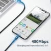 Baseus PD 20W USB C Cable for iPhone 12 11 Pro Max Fast Charging USB C Cable for iPhone 12 7 Data USB Type C Cable 4