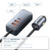 Baseus 120W PD Car Charger Quick Charger QC 3.0 PD 3.0 For iPhone 13 12 Samsung Type-C USB Charger Portable USB Phone Charger 3