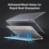 Baseus Adjustable Laptop Stand Foldable Desktop Holder for Notebook MacBook Computer Bracket Lifting Cooling Holder Non-slip 4