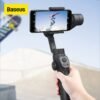 Baseus Handheld Gimbal Stabilizer 3-Axis Wireless Bluetooth Phone Gimbal Holder Auto Motion Tracking  foriPhone Action Camera 1