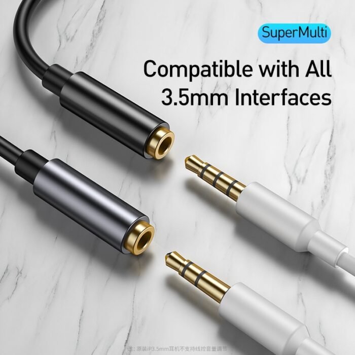 Baseus Type C to 3.5mm Earphone Jack AUX USB C Cable Headphones Adapter 3.5 Jack Audio cable For Huawei P20 Xiaomi Mi 10 4