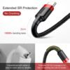 Baseus USB Type C Cable for Samsung S10 S9 Quick Charge 3.0 Cable USB C Fast Charging for Huawei P30 Xiaomi USB-C Charger Wire 3