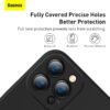 Baseus Silica Gel Phone Case For iPhone 13 Pro Lens Protector Cellphones Case For iPhone 13 Pro Max Back Phone Cover Case Case 2