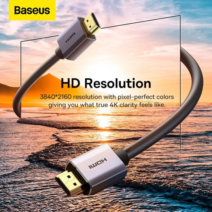 Baseus 4K HDMI-compatible Cable Graphene Wire 60Hz Digital Cable Cord for Xiaomi Switch Xbox Series X PS5 PS4 Chromebook Laptop 3