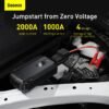 Baseus Car Jump Starter 20000mah 2000A Power Bank 10000mah 1000A Portable Car Battery Booster 12V Auto External Battery Charger 2