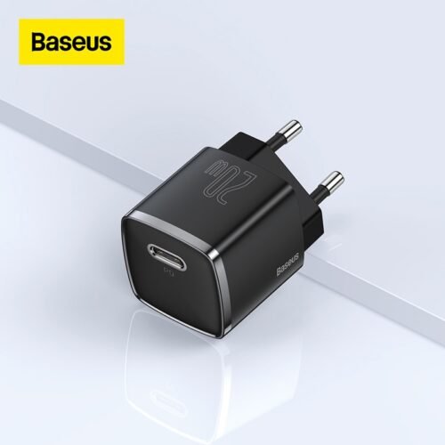 Baseus USB Type C Charger 20W Portable USB C Charger Support Type C PD Fast Charging For iPhone 13 12 Pro Max 11 Mini 8 Plus 1